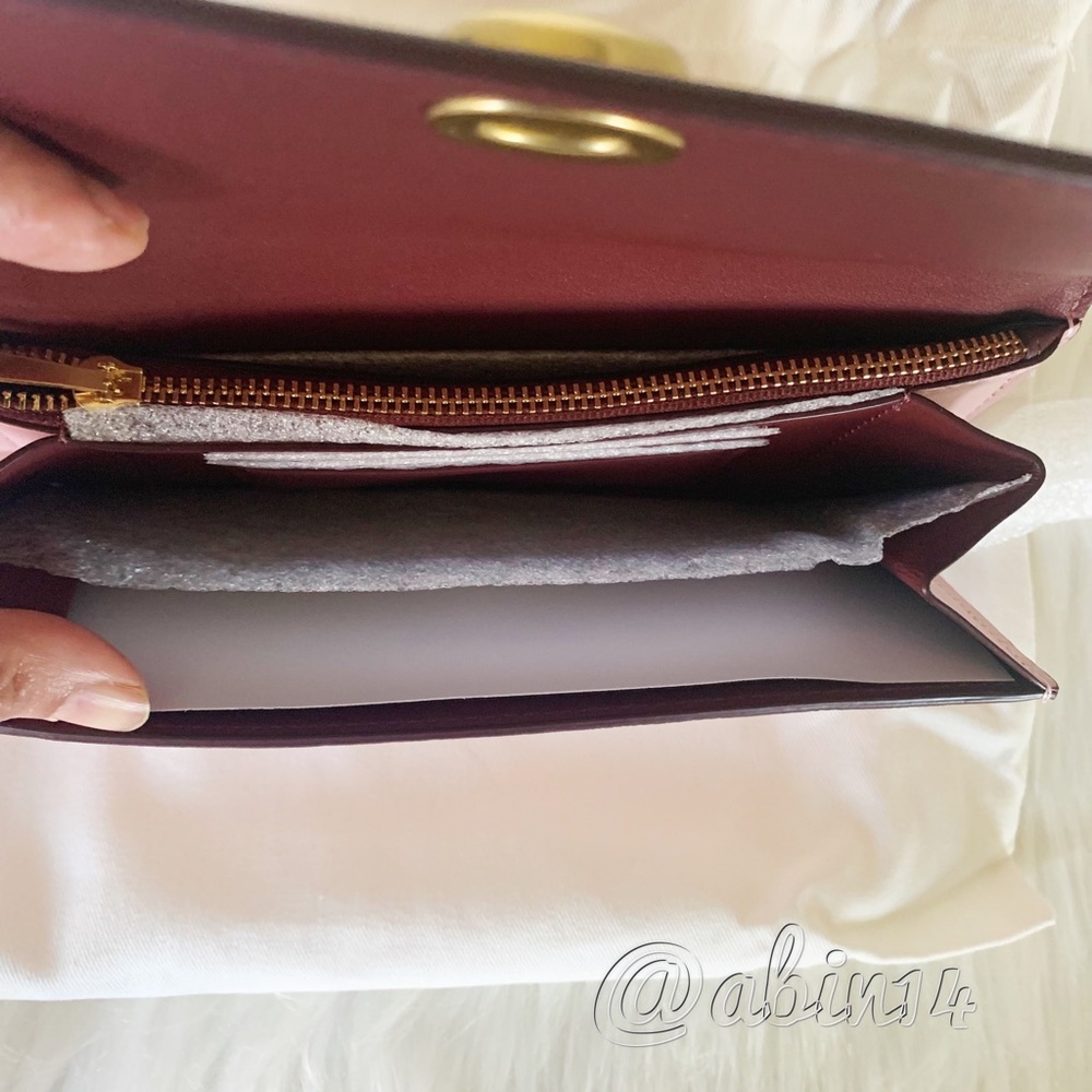 NWT Coach 1941 Glovetanned Leather Turnlock Envelope Wallet - Picture 5 of 7